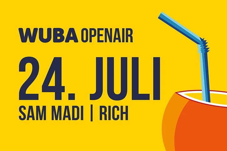 WUBA Open Air mit Sam Madi und Rich